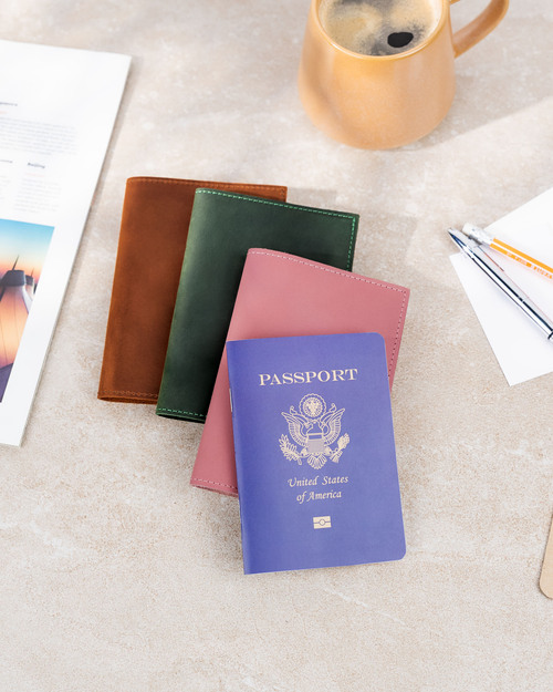 Leather Passport Holder