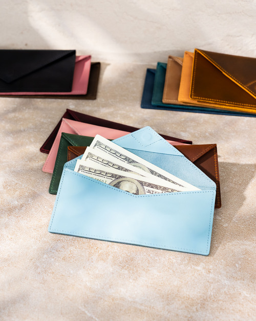 Leather Money Envelope